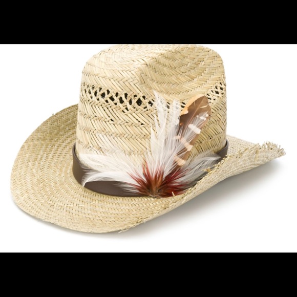 Saint Laurent straw cowboy hat - Picture 1 of 8
